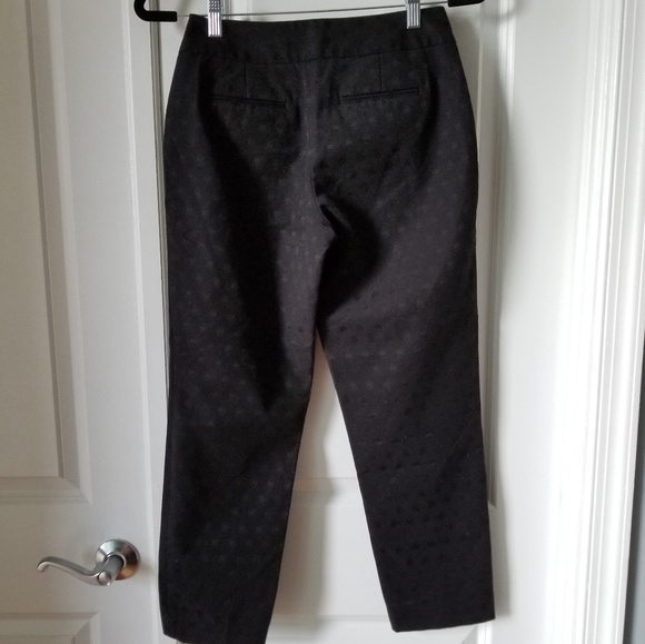 Talbots Jacquard Print Heritage Ankle Pants - Picture 3 of 7